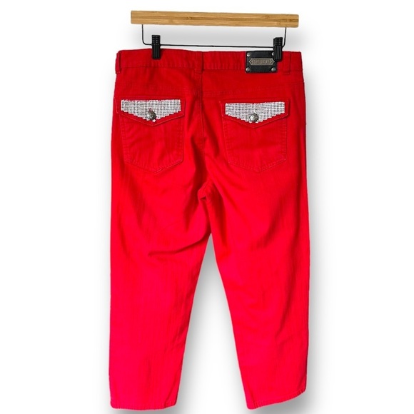 Tru Luxe Womens Red Jeans Sz 30/10 - Picture 2 of 10